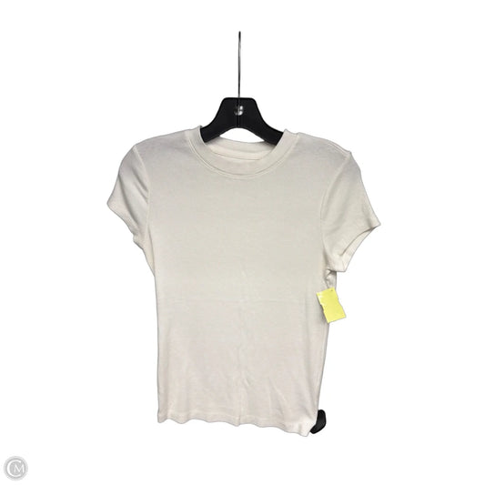 Top Short Sleeve By A New Day In White, Size: M