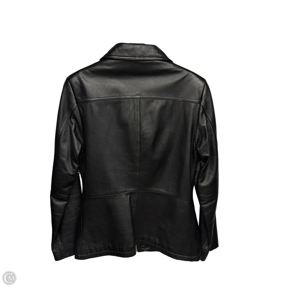 Jacket Leather By Wilsons Leather In Black, Size: S