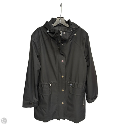 Coat Raincoat By London Fog In Black, Size: Xl