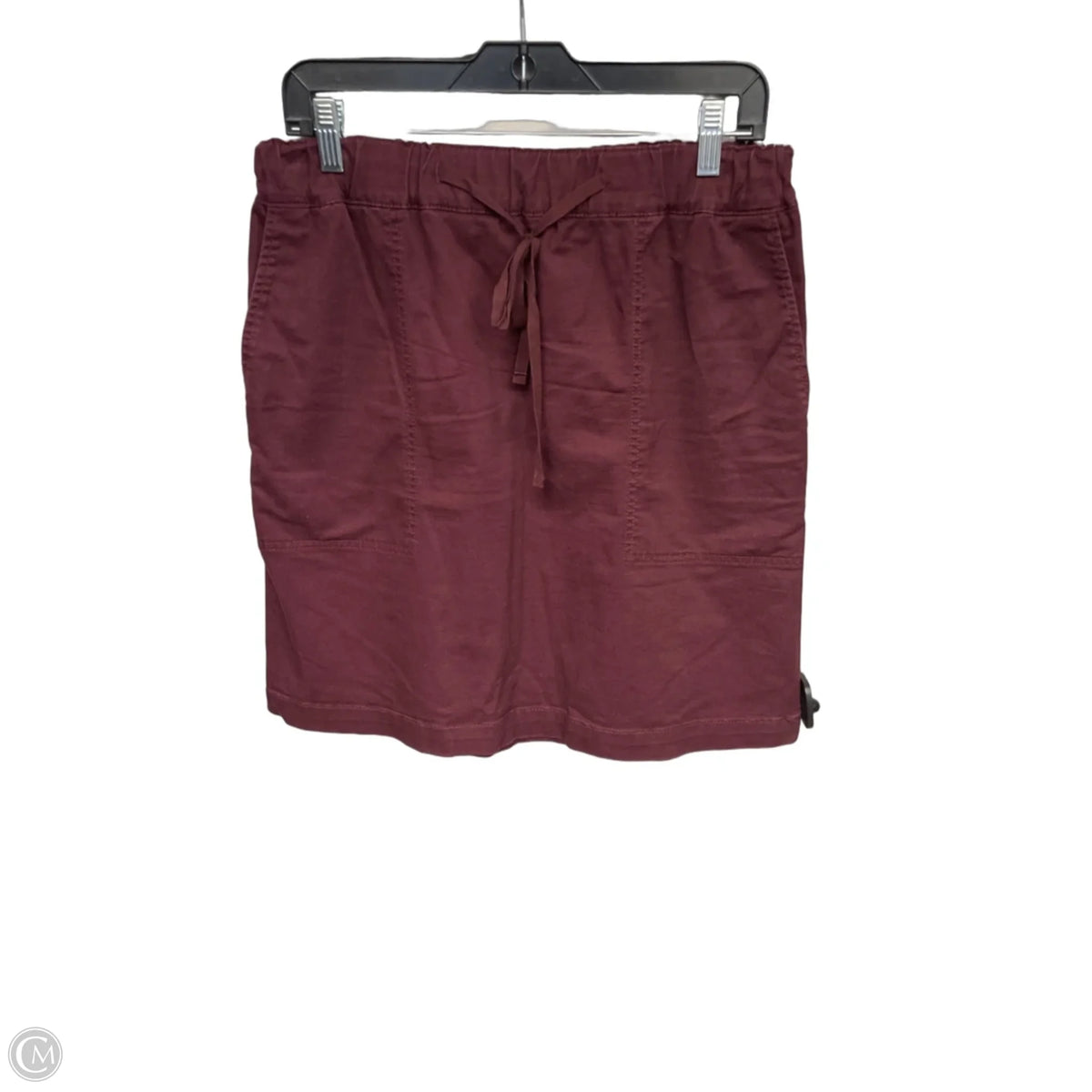 Skirt Midi By Loft In Red, Size: M