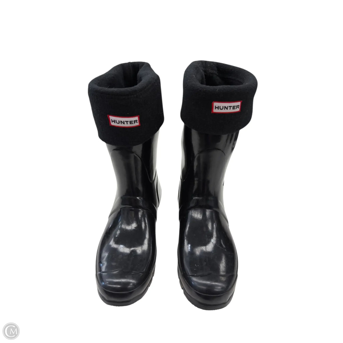 Boots Designer By Hunter In Black, Size: 9