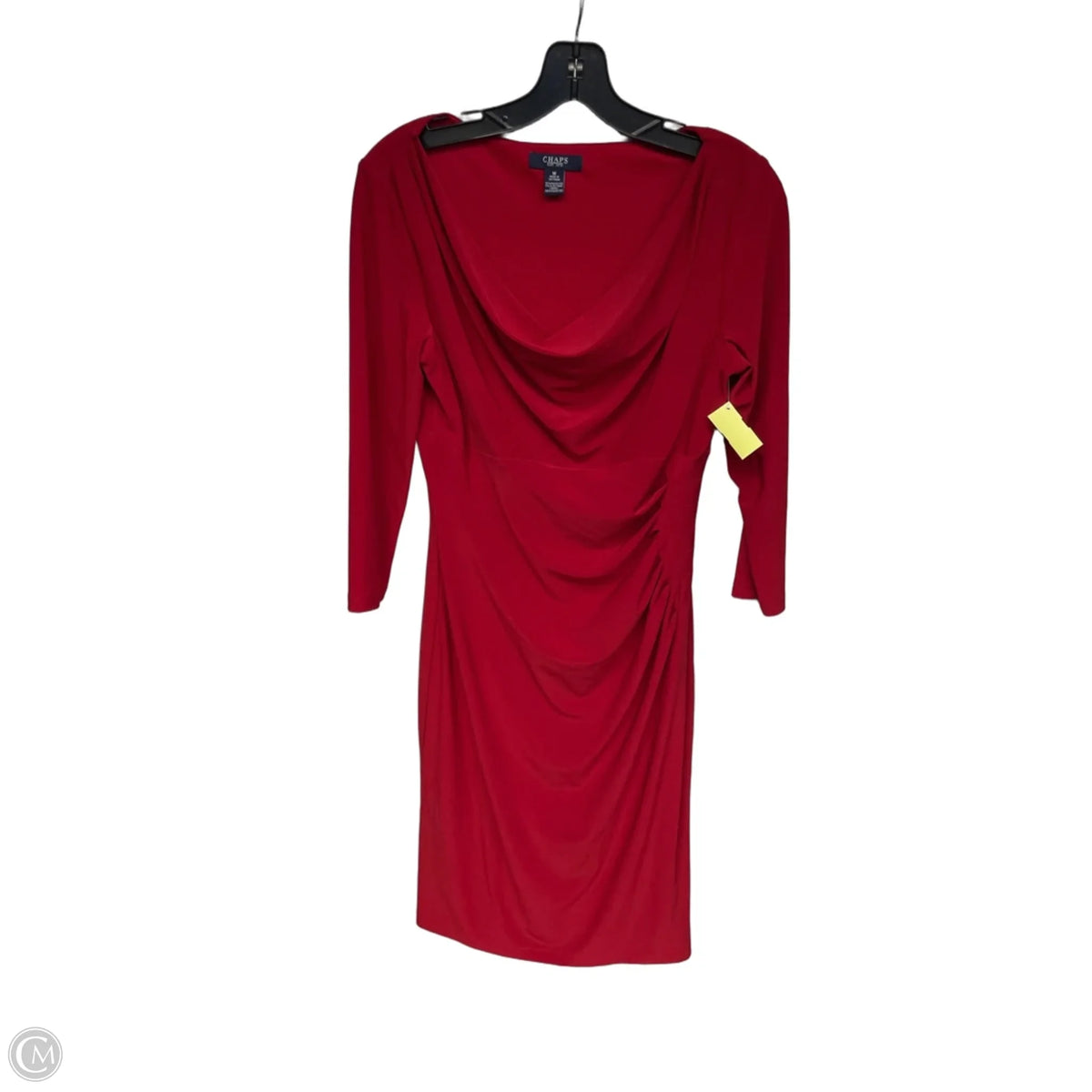 Dress Party Midi By Chaps In Red, Size: M