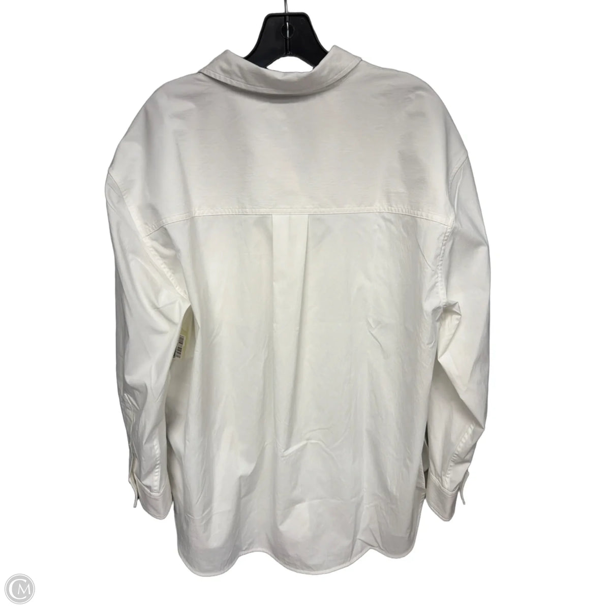 Top Long Sleeve By Athleta In White, Size: L