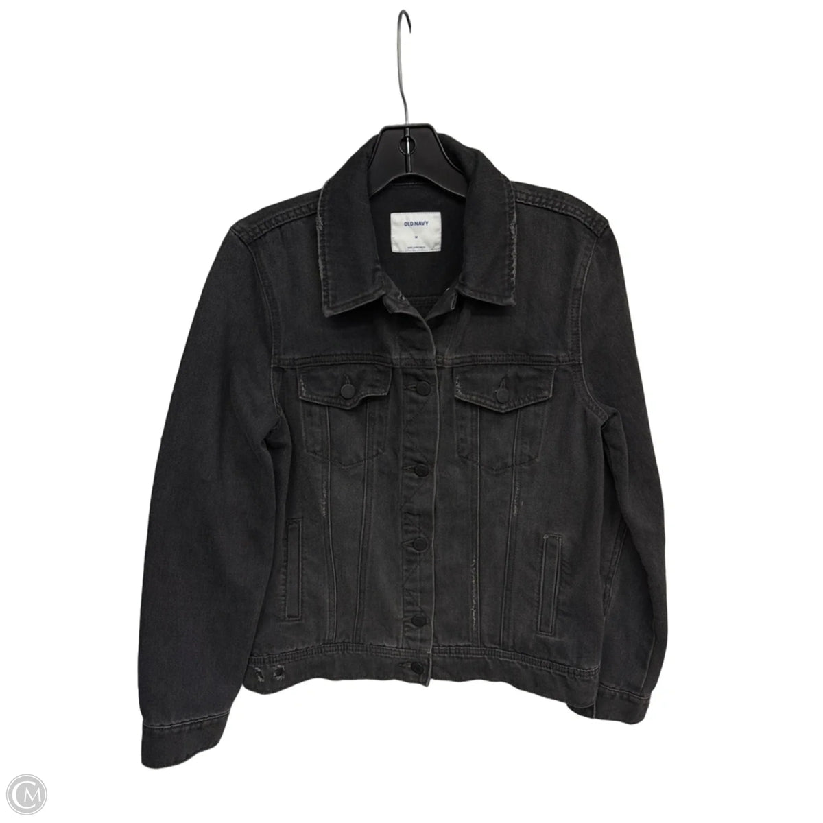 Jacket Denim By Old Navy In Black Denim, Size: M