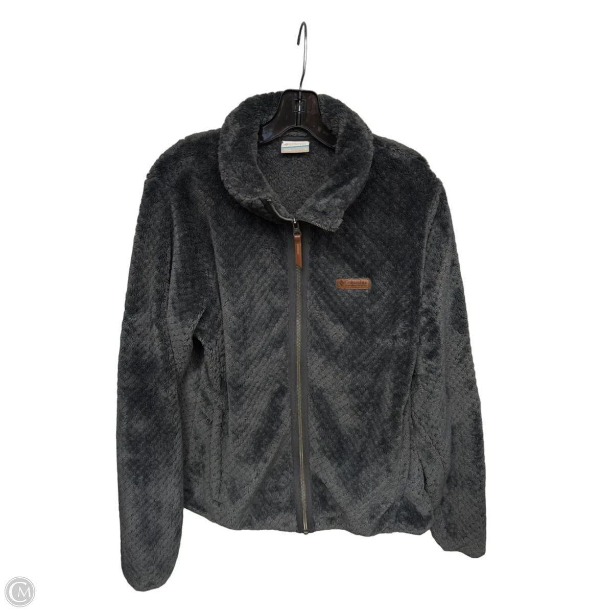 Jacket Fleece By Columbia In Grey, Size: L