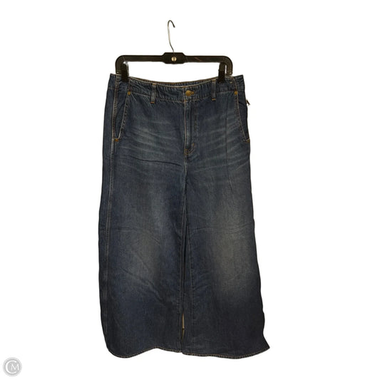Jeans Wide Leg By Madewell In Blue Denim, Size: 8