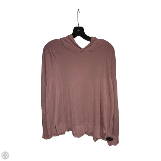 Athletic Sweatshirt Hoodie By All In Motion In Pink, Size: 2x