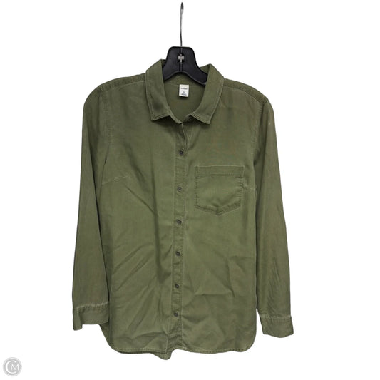 Top Long Sleeve By Old Navy In Green, Size: Xs