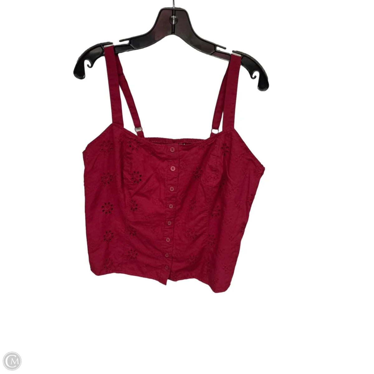 Top Sleeveless By Torrid In Red, Size: 0x
