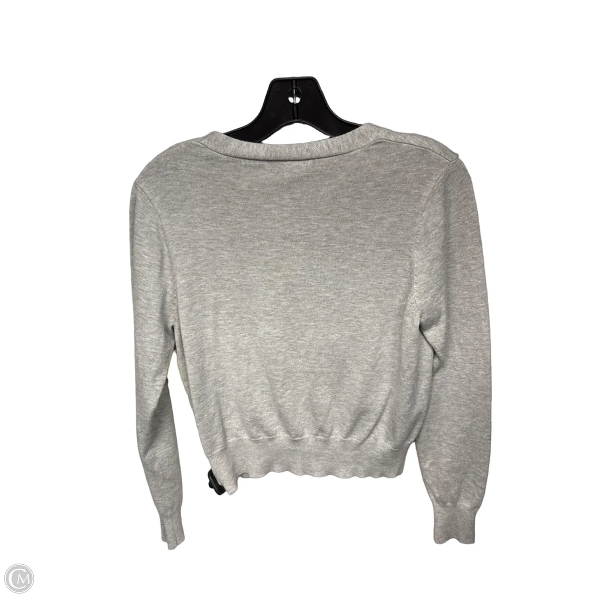 Cardigan By Clothes Mentor In Grey, Size: M