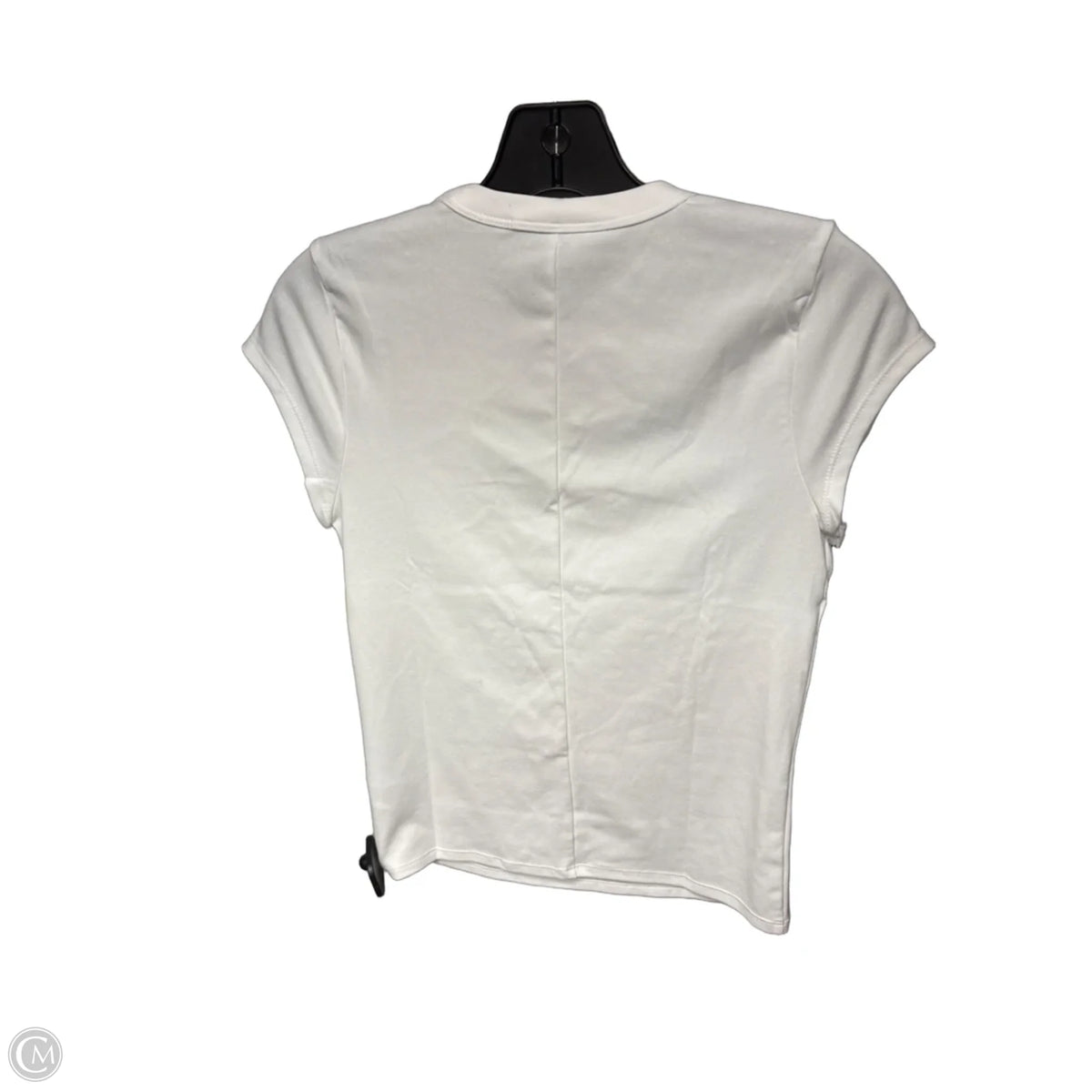 Top Short Sleeve Basic By Free Assembly In White, Size: Xs