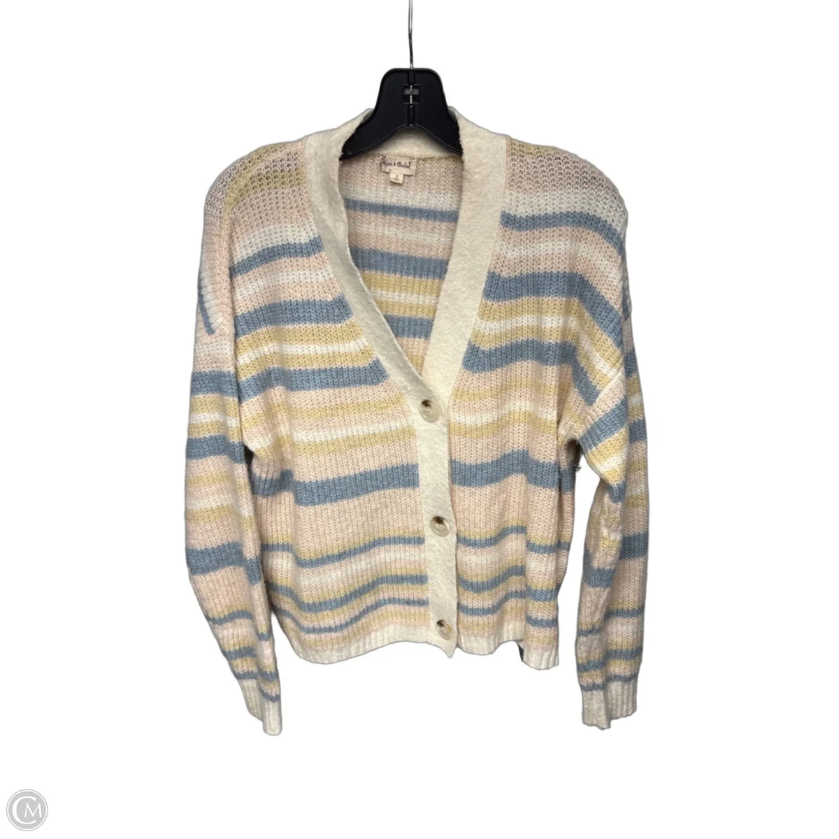 Cardigan By Hem & Thread In Blue & Pink, Size: S