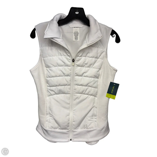 Vest Puffer & Quilted By Tek Gear In White, Size: S