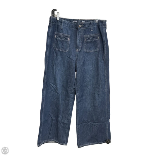 Jeans Wide Leg By Old Navy In Blue Denim, Size: 10