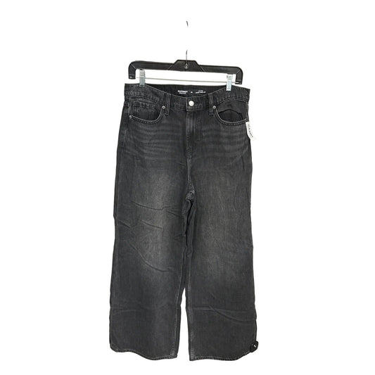 Jeans Wide Leg By Old Navy In Black Denim, Size: 10