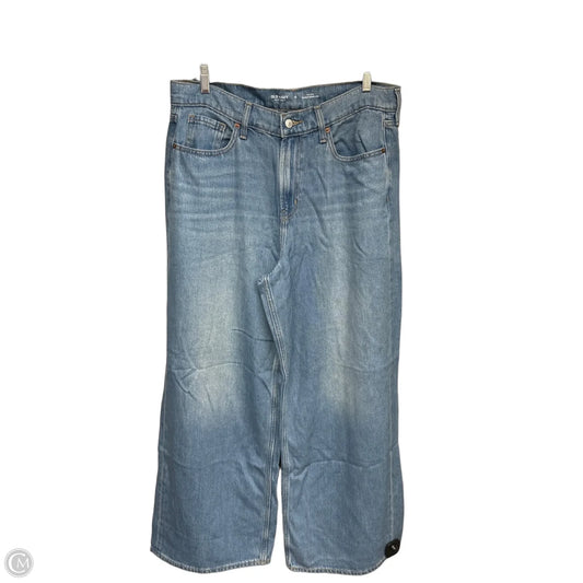 Jeans Wide Leg By Old Navy In Blue Denim, Size: 12