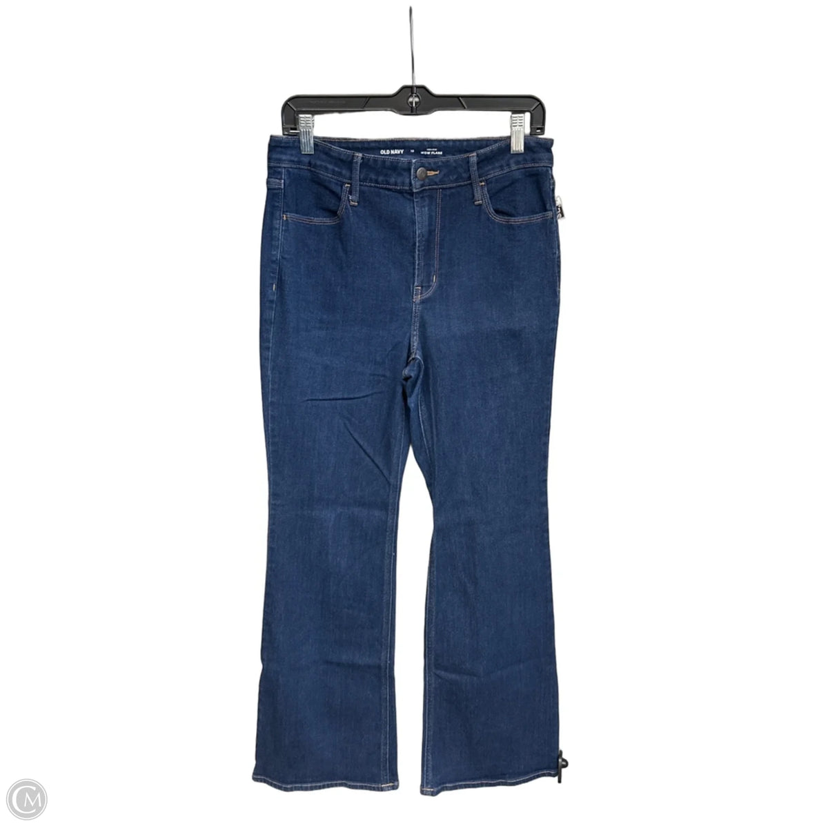 Jeans Flared By Old Navy In Blue Denim, Size: 10
