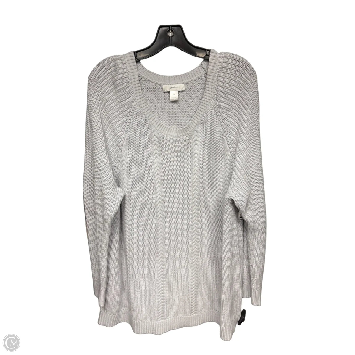 Sweater By Cj Banks In Blue, Size: 2x