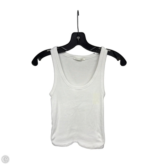 Tank Top By Zara In White, Size: M