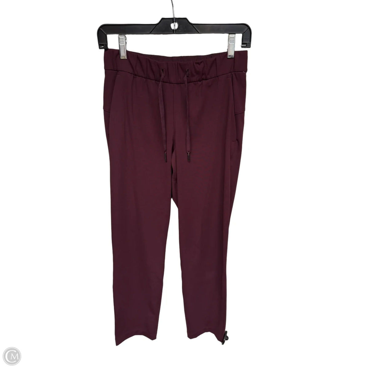 Athletic Pants By Lululemon In Maroon, Size: 4