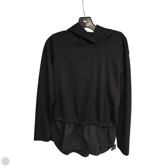 Sweatshirt Hoodie By Athleta In Black, Size: M