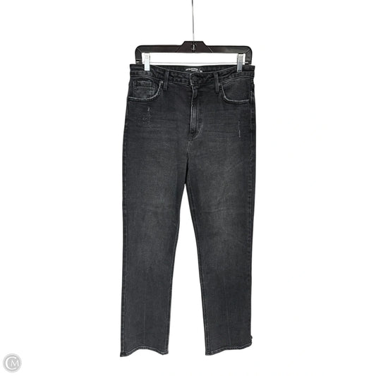 Jeans Straight By Just Black In Black Denim, Size: 10
