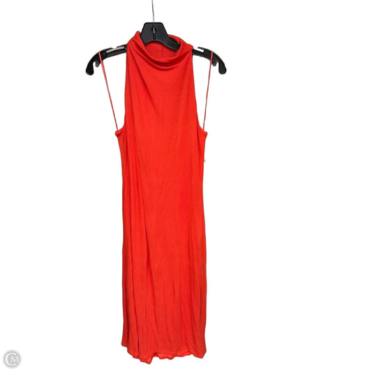 Dress Party Long By Banana Republic In Orange, Size: M