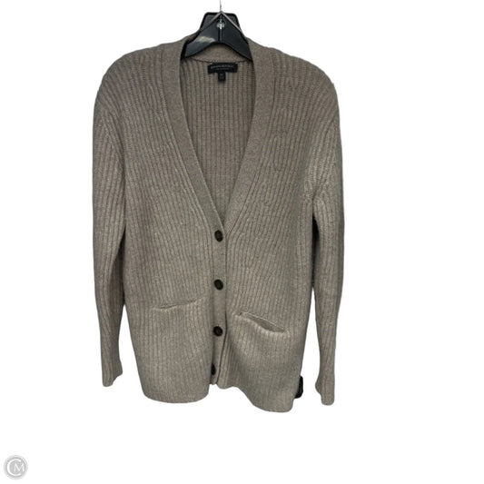Sweater Cardigan Cashmere By Banana Republic In Brown, Size: Xs