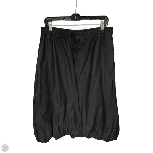 Skirt Midi By Zara In Black, Size: L