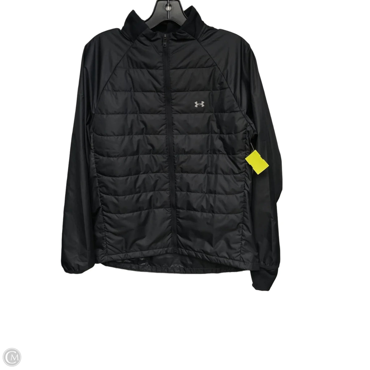 Athletic Jacket By Under Armour In Black, Size: L