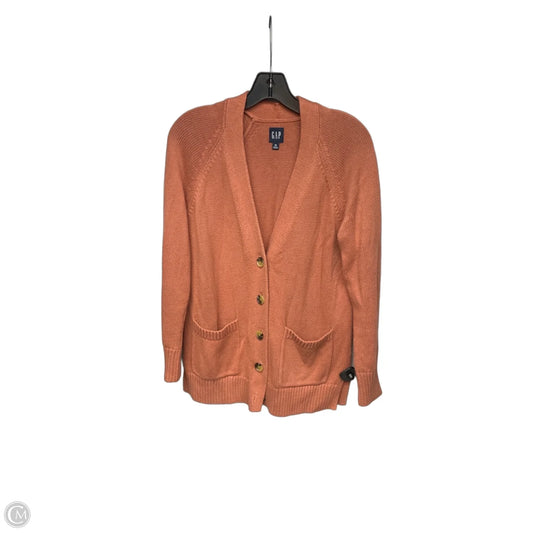 Cardigan By Gap In Orange, Size: Xs