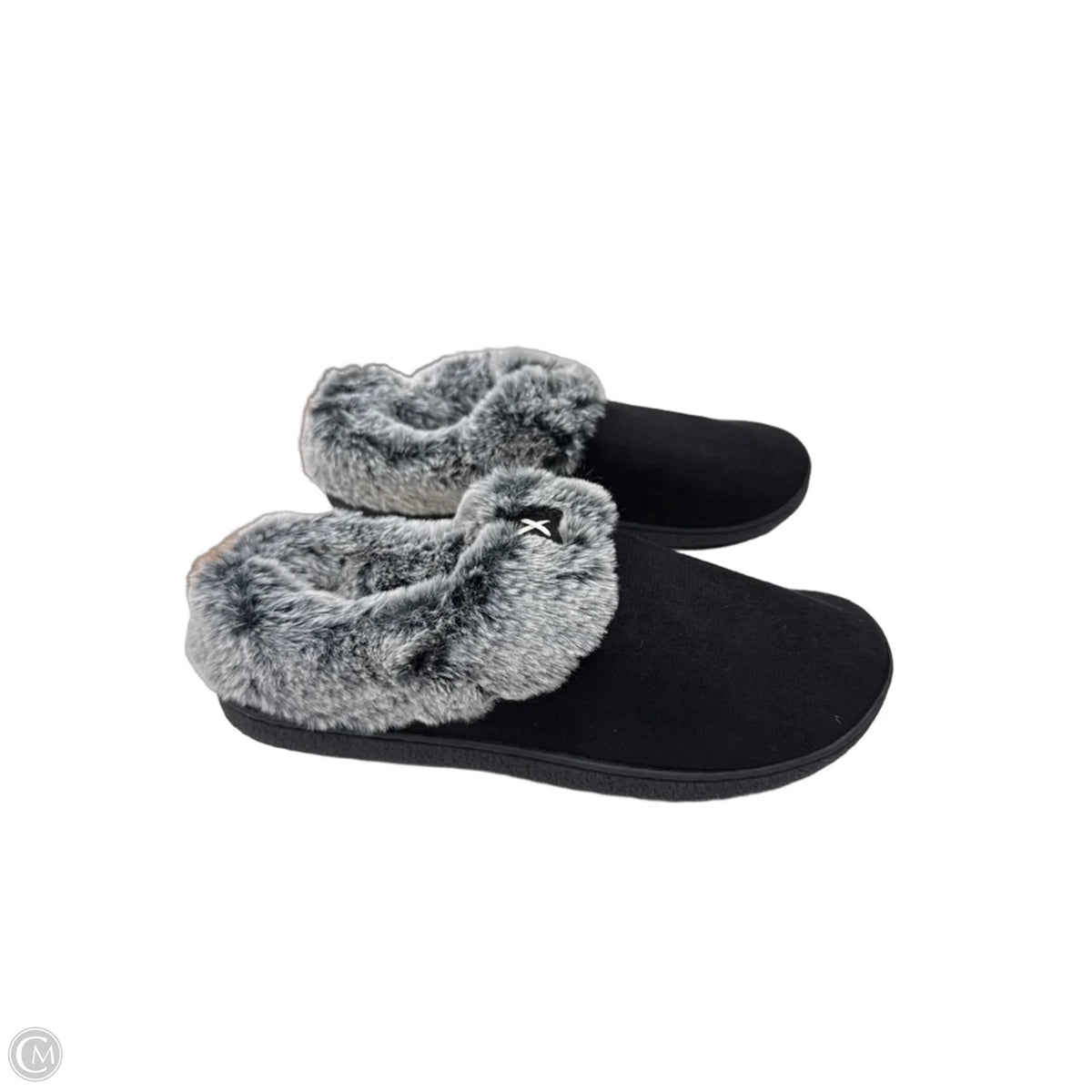 Slippers By Clothes Mentor In Black, Size: 9.5