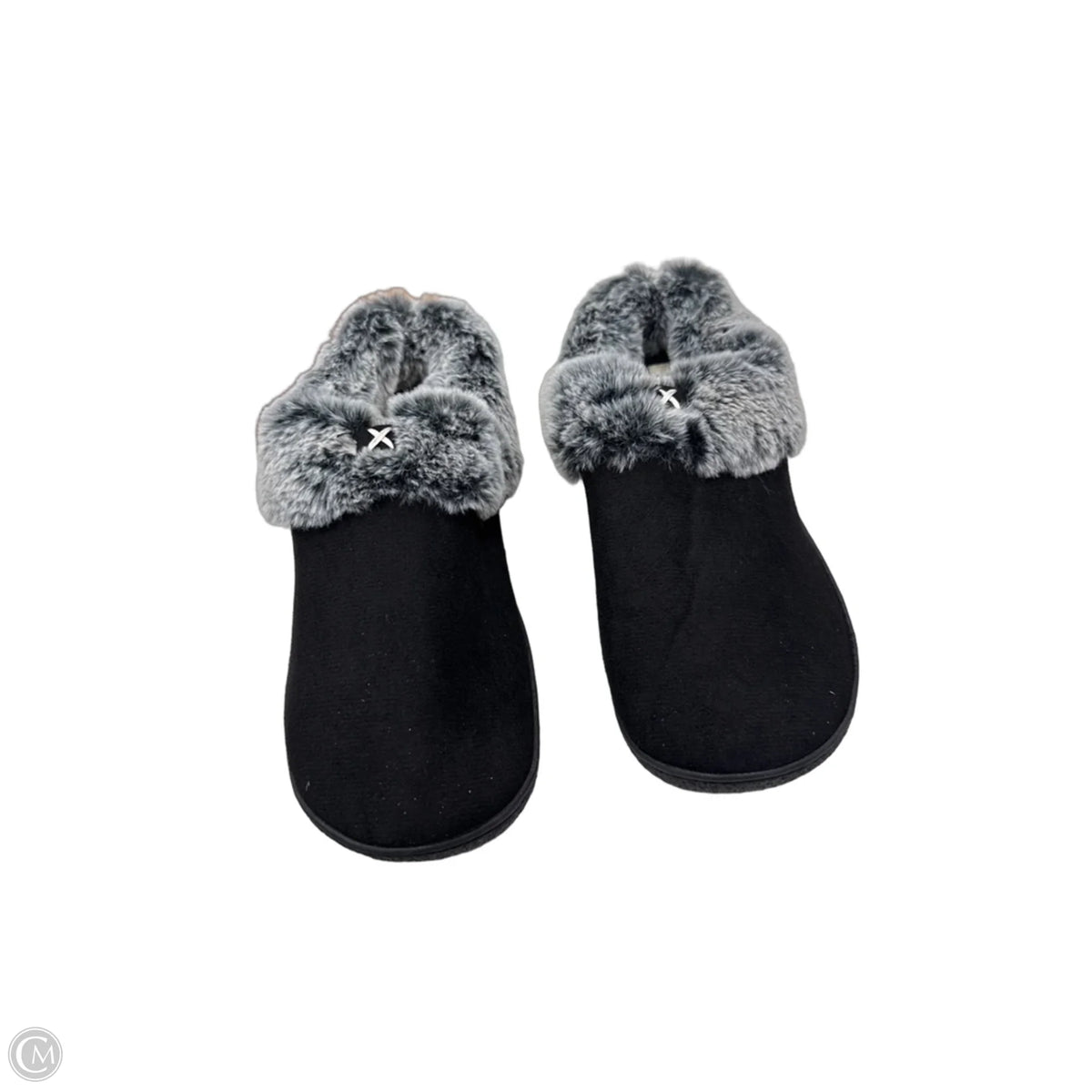 Slippers By Clothes Mentor In Black, Size: 9.5