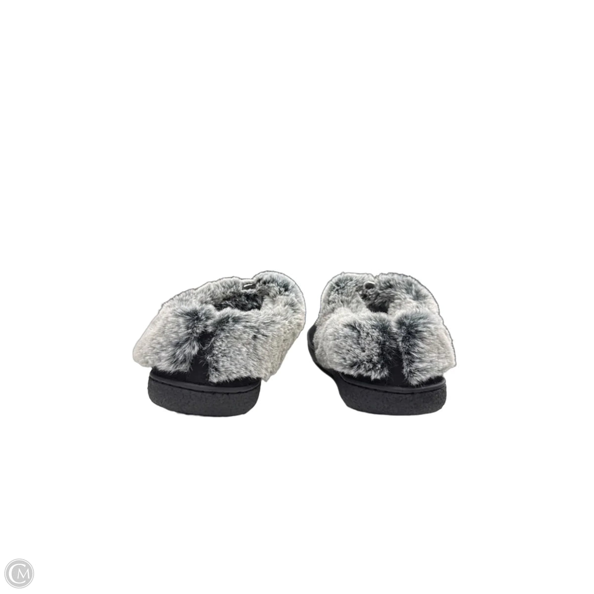 Slippers By Clothes Mentor In Black, Size: 9.5
