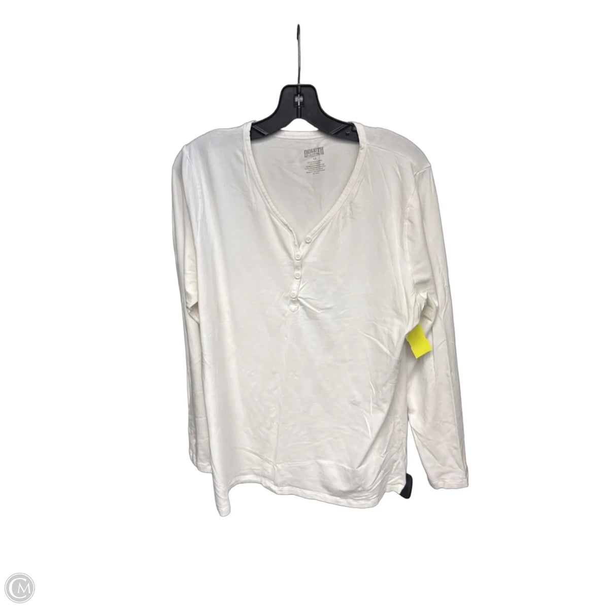 Top Long Sleeve Basic By Duluth Trading In White, Size: Xl