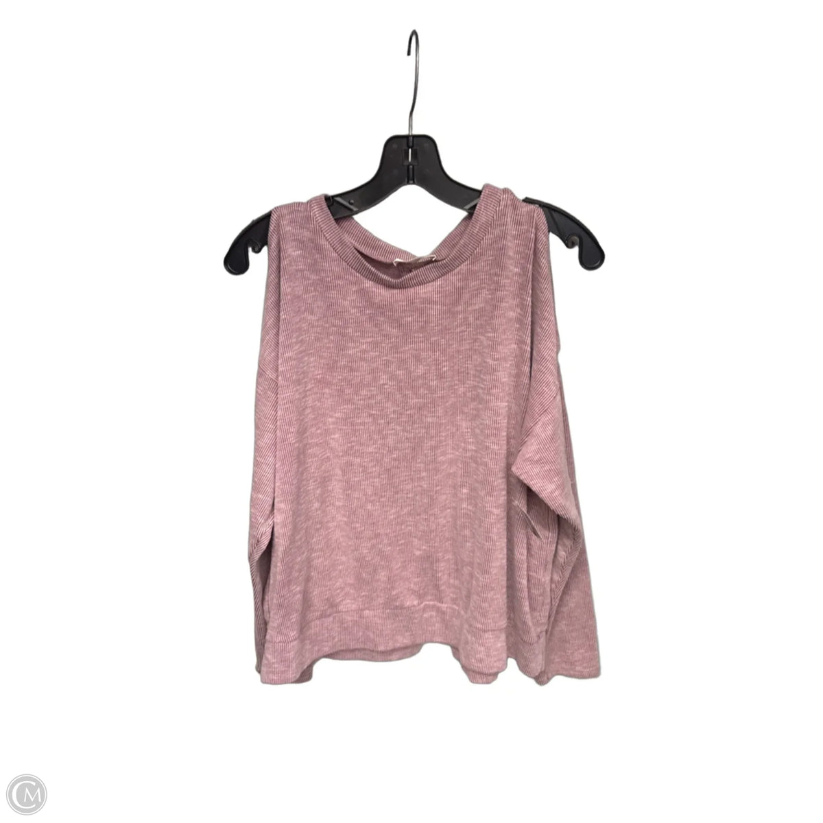 Top Long Sleeve By Everly In Pink, Size: S