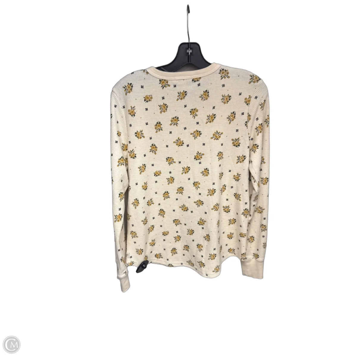 Top Long Sleeve By Toad & Co In Cream & Tan, Size: M