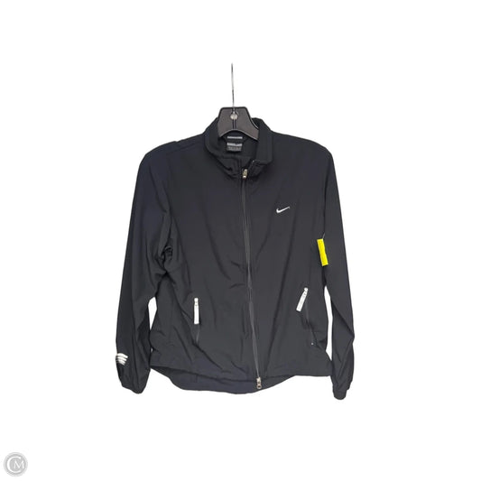 Athletic Jacket By Nike Apparel In Black, Size: S