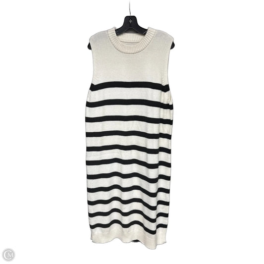 Dress Sweater By Sonoma In Black & White, Size: Xxl