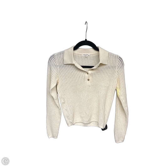 Top Long Sleeve By Rag & Bones Jeans In Cream, Size: Xxs