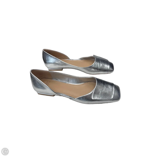Shoes Flats By Franco Sarto In Silver, Size: 9
