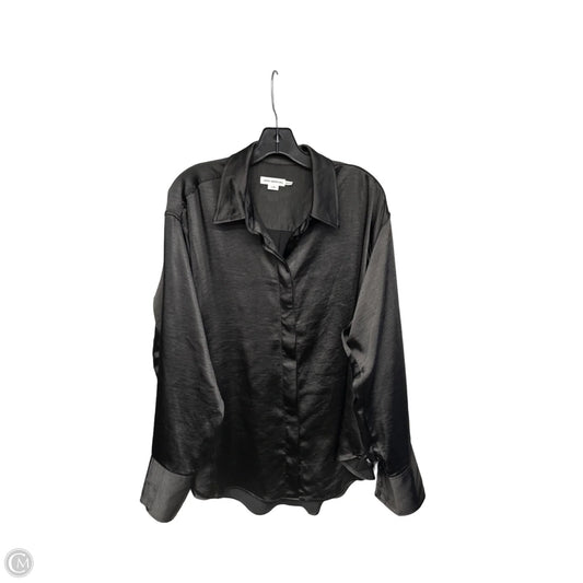 Top Long Sleeve By Good American In Black, Size: L
