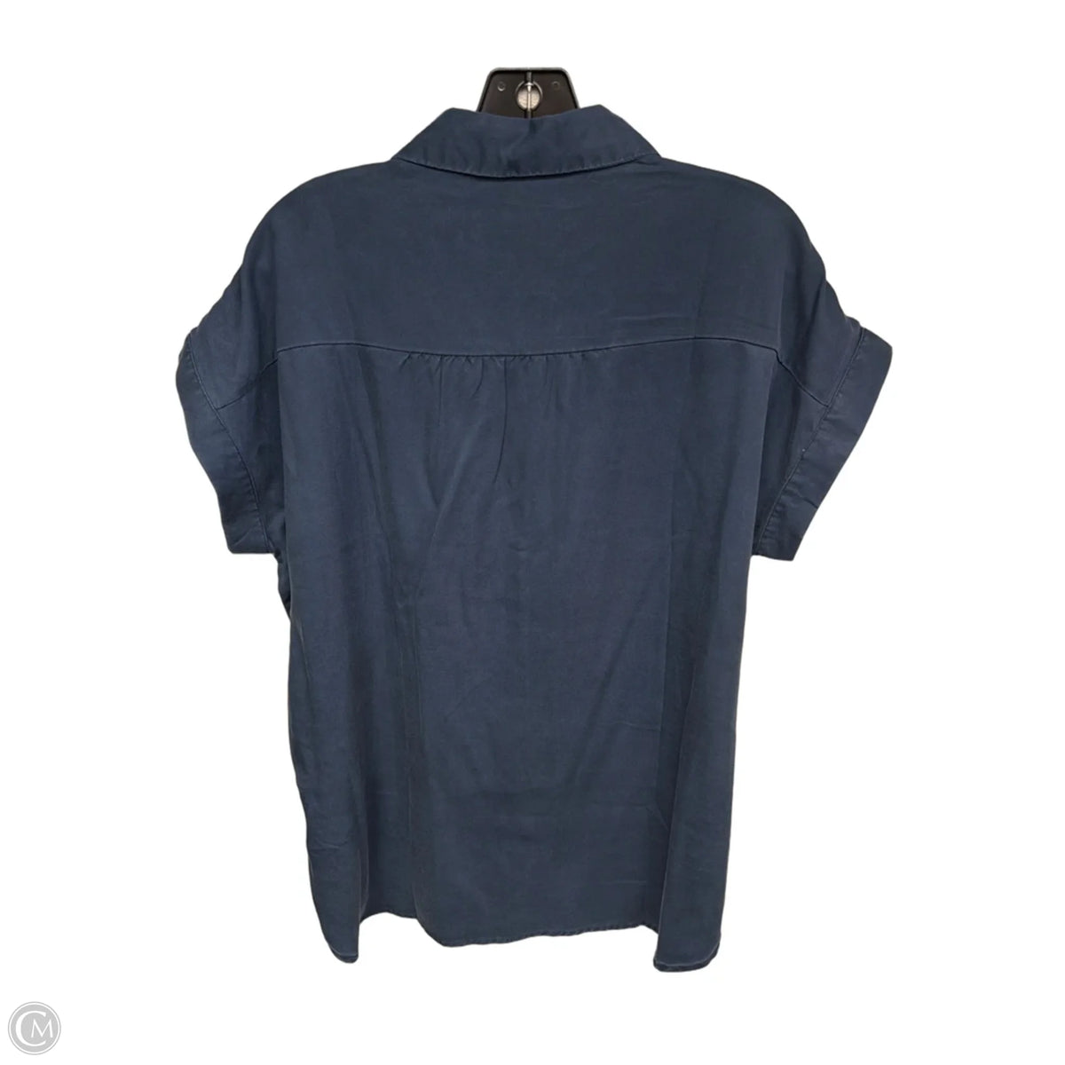 Tunic Short Sleeve By Quince In Navy, Size: M