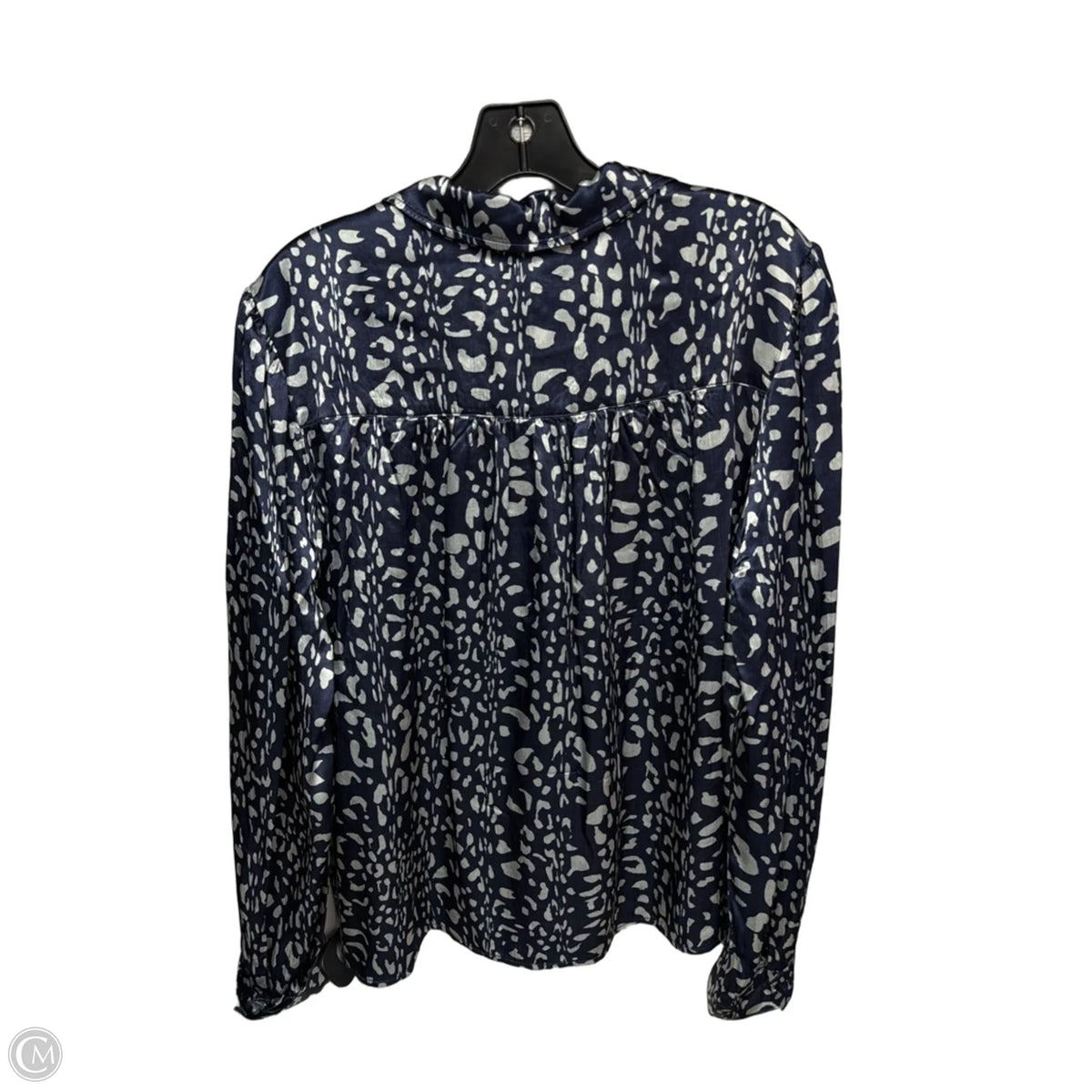 Top Long Sleeve By Bella Dahl In Navy, Size: L