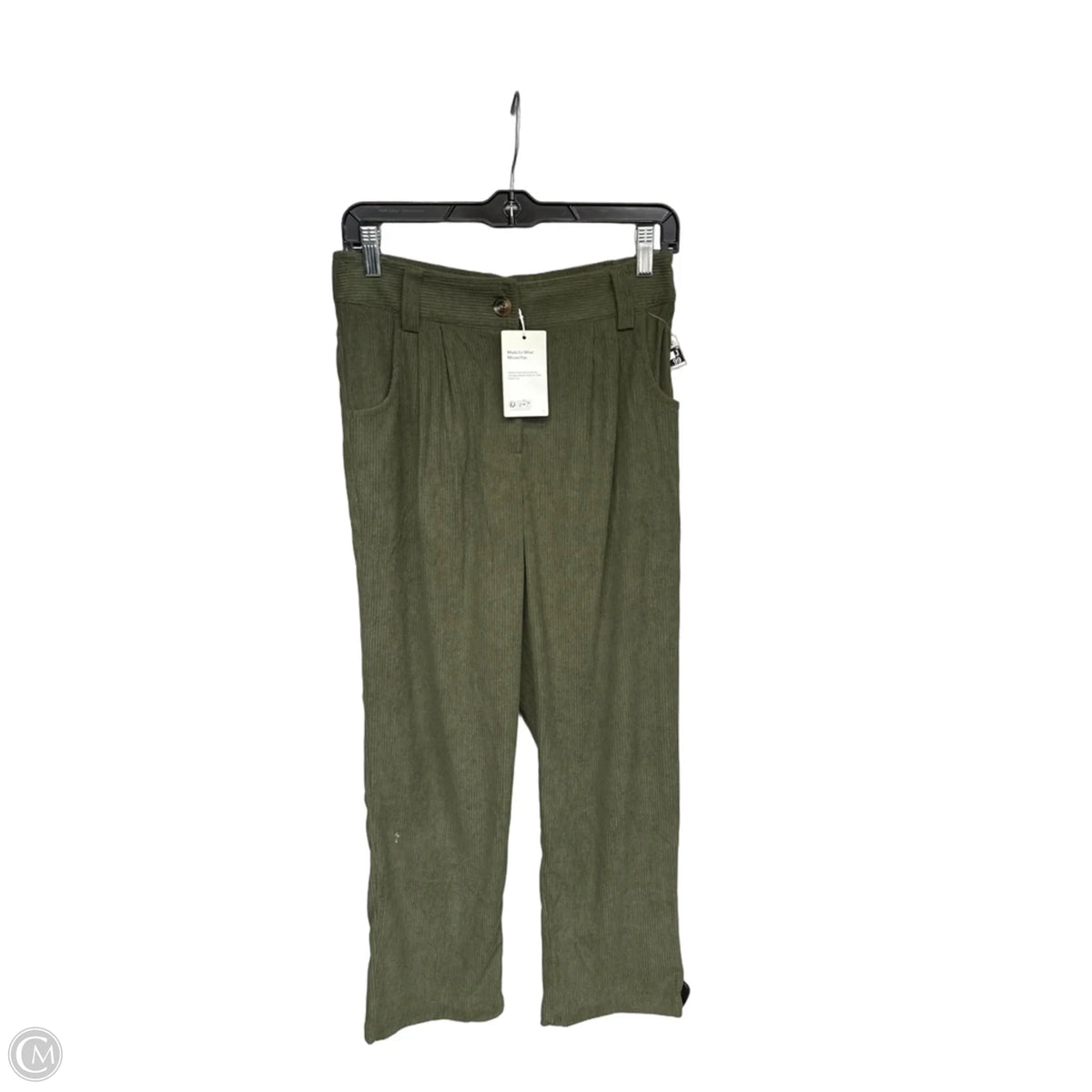 Pants Corduroy By Halara In Green, Size: Sp