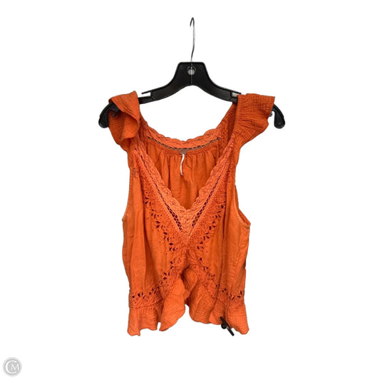 Tank Top By Free People In Orange, Size: L