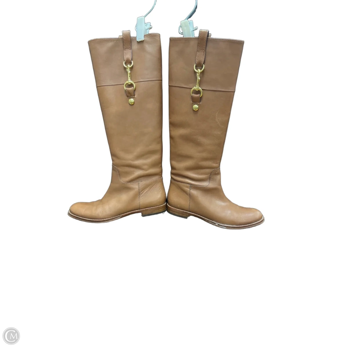 Boots Designer By Coach In Brown, Size: 5.5