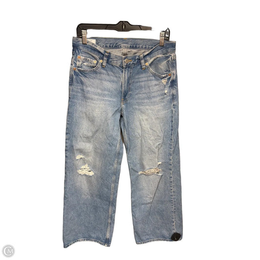 Jeans Straight By Gap In Blue Denim, Size: 6