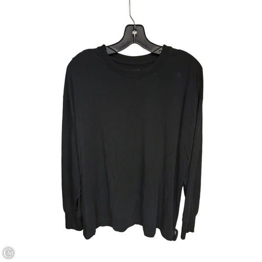 Top Long Sleeve By Offline In Black, Size: M