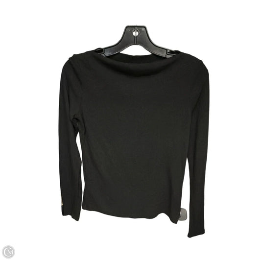 Top Long Sleeve By Mng In Black, Size: S